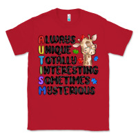 Red always unique autism Classic Tee - MaliasSmallBusiness