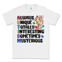 White always unique autism Classic Tee - MaliasSmallBusiness