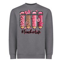 Storm valentine's day teacher life pencils Heavyweight Sweatshirt - MaliasSmallBusiness