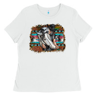 White cowgirl Ladies Tee - SublimationCraftShop