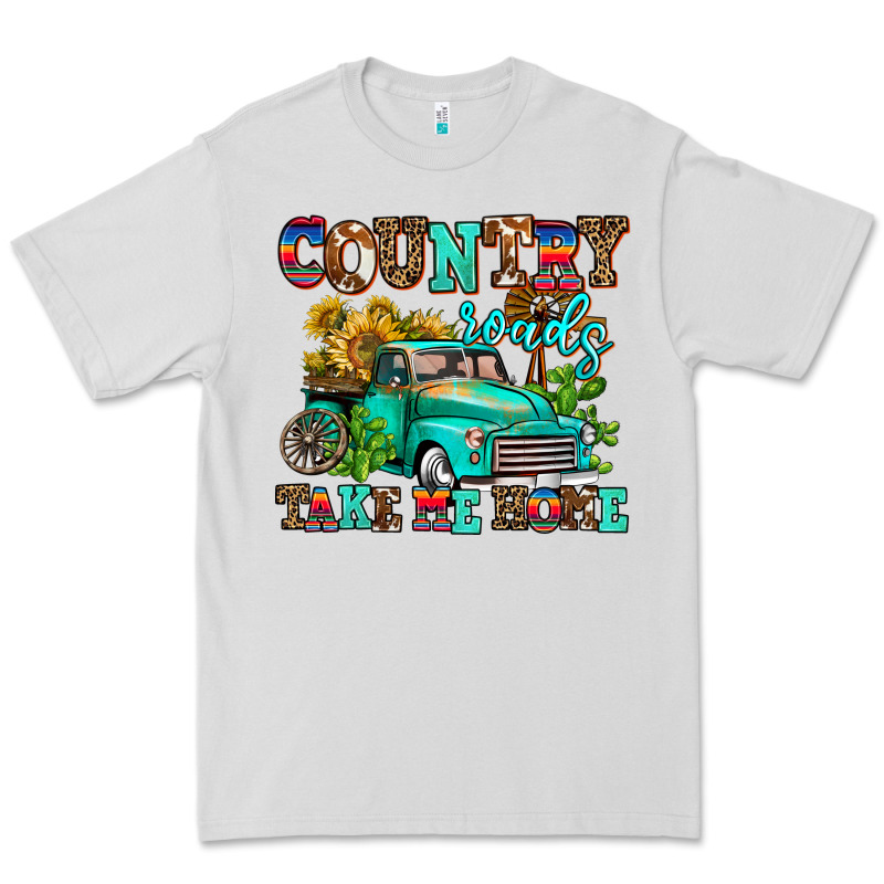 Country Roads Take Me Home Premium Tee by AdoDesignShop | Teevron