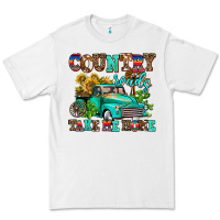 White country roads take me home Premium Tee - AdoDesignShop