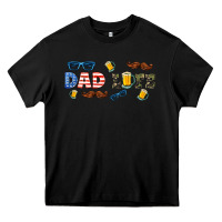 Black dad life  libbey glass Heavy Core Tee - HRA Design Shop