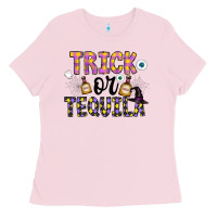 Bubblegum Pink Tequila Ladies Tee - CowhideDigitalArt