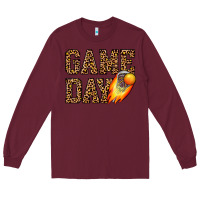 Burgundy game day lacrosse Long Sleeve Tee - JahusDesignShop
