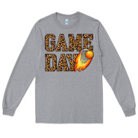 Heather Grey game day lacrosse Long Sleeve Tee - JahusDesignShop