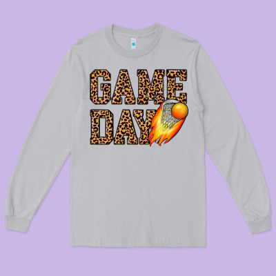Game Day Lacrosse Long Sleeve Tee Designed By Jahusdesignshop