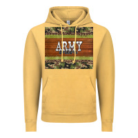Vintage Mustard army mom leopard glitter camouflage Vintage Hoodie - BarkalooDesign