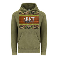 Vintage Olive army mom leopard glitter camouflage Vintage Hoodie - BarkalooDesign