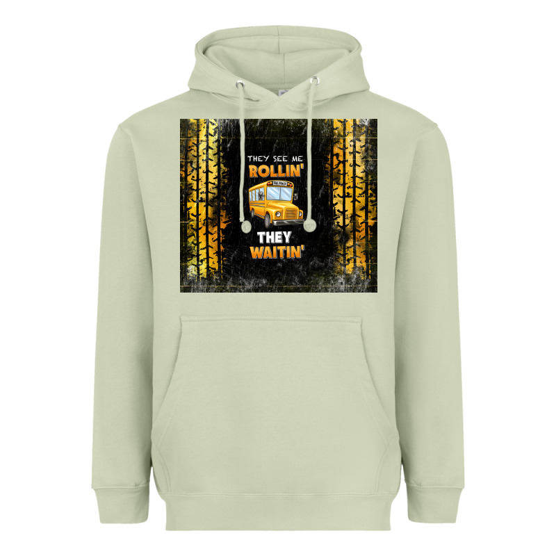 They See Me Rollin' They Waitin' School Bus Heavyweight Hoodie by TumblerDesignByShophia | Teevron