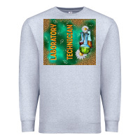 Heather Grey laboratory technician Premium Sweatshirt - TumblerDesignByShophia