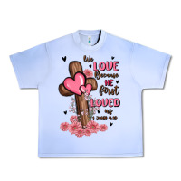 Grape Ice valentine cross Urban Heavy Tee - MaliasSmallBusiness