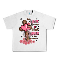 Lunar Rock valentine cross Urban Heavy Tee - MaliasSmallBusiness