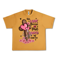 Peanut Butter valentine cross Urban Heavy Tee - MaliasSmallBusiness