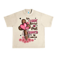 Sandshell valentine cross Urban Heavy Tee - MaliasSmallBusiness