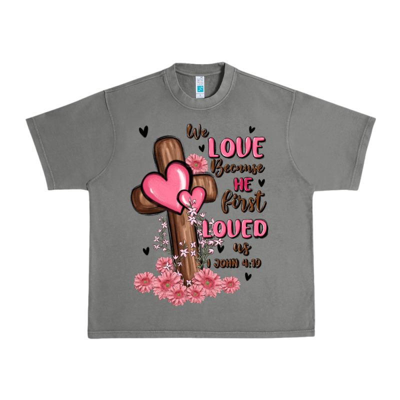 Valentine Cross Urban Heavy Tee by MaliasSmallBusiness | Teevron