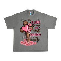 Tornado valentine cross Urban Heavy Tee - MaliasSmallBusiness