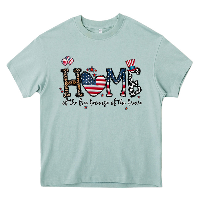 Home Of The Free Beacuse Of The Brave Heavy Core Tee by CowhideDigitalArt | Teevron