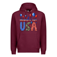 Burgundy made in usa Premium Hoodie - JahusDesignShop