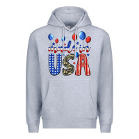 Heather Grey made in usa Premium Hoodie - JahusDesignShop