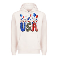 Pale Pink made in usa Premium Hoodie - JahusDesignShop