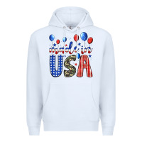 White made in usa Premium Hoodie - JahusDesignShop