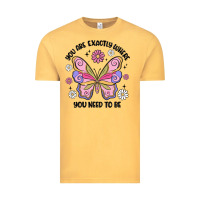 Vintage Mustard you are exactly where you need to be Vintage Tee - MaliasSmallBusiness