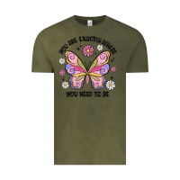 Vintage Olive you are exactly where you need to be Vintage Tee - MaliasSmallBusiness