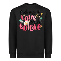 Black cooking is love made edible Heavyweight Sweatshirt - MaliasSmallBusiness