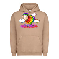 Pigment Burro rainbow sheep pride Urban Hoodie - FaDigitalArtStudio