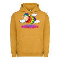 Pigment Peanut Butter rainbow sheep pride Urban Hoodie - FaDigitalArtStudio