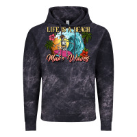 Cloud Black Life is a beach make waves skeleton Vintage Hoodie - NancyCooperArtShop