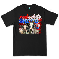 Black red white moo Premium Tee - AdoDesignShop