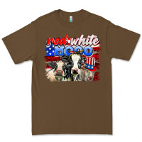 Cacao red white moo Premium Tee - AdoDesignShop