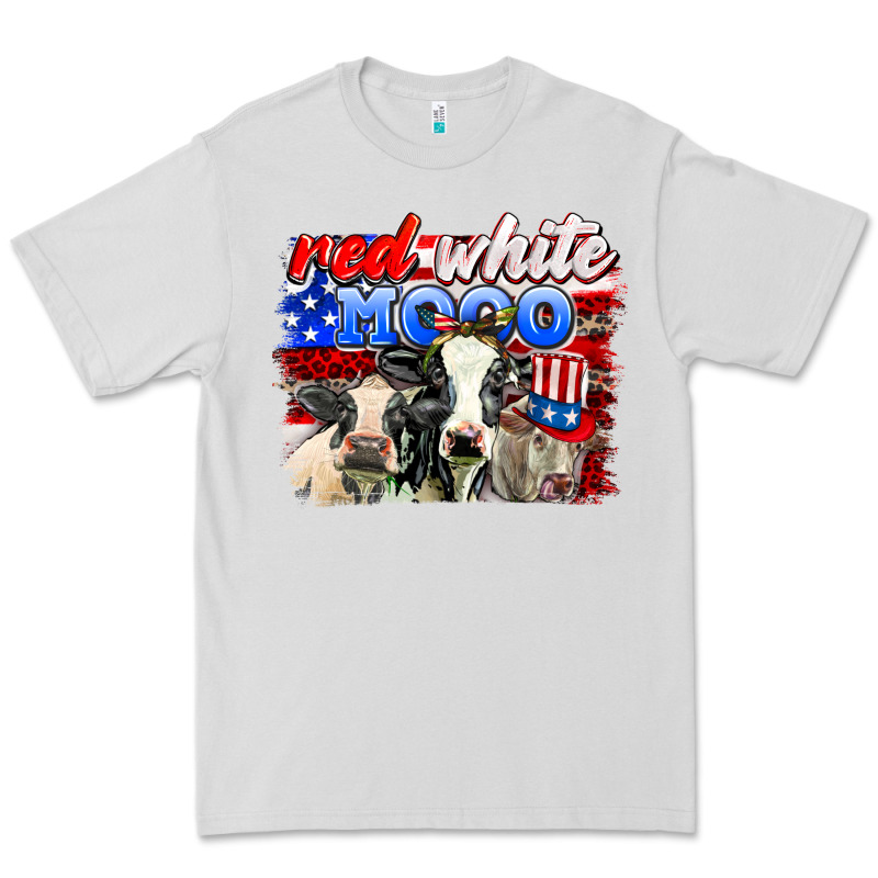 Red White Moo Premium Tee by AdoDesignShop | Teevron