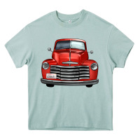 Arona western red truck front view Heavy Core Tee - FaDigitalArtStudio