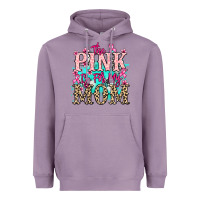 The Pink Is For My Mom Cancer Awareness Heavyweight Hoodie | Teevron