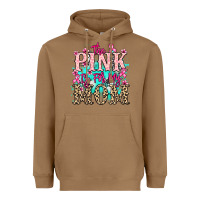 Toasted Coconut The pink is for my Mom Cancer Awareness Heavyweight Hoodie - HowdyJamesFarm