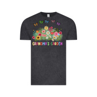 Vintage Black grandma garden birth month flower Vintage Tee - JahusDesignShop