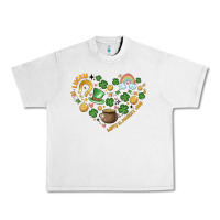 Lunar Rock st patricks  hearts Urban Heavy Tee - MaliasSmallBusiness