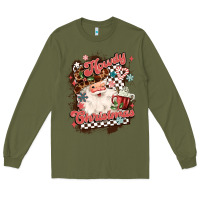 Army Green western howdy christmas Long Sleeve Tee - MaliasSmallBusiness