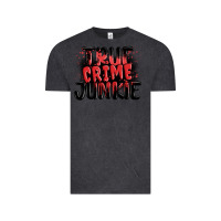 Vintage Black true crime junkie Vintage Tee - MaliasSmallBusiness