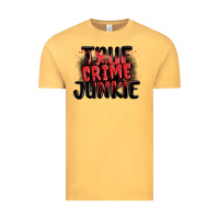 Vintage Mustard true crime junkie Vintage Tee - MaliasSmallBusiness