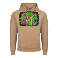 Vintage Coffee mardi gras fleur de lis background Vintage Hoodie - Jasminsmagicworld