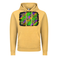 Vintage Mustard mardi gras fleur de lis background Vintage Hoodie - Jasminsmagicworld