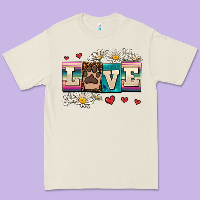 Love Dog Premium Tee Designed By Adodesignshop