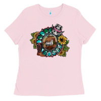 Bubblegum Pink cowgirl Ladies Tee - SublimationCraftShop