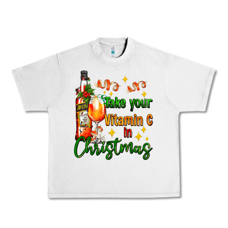 Take Your Vitamin C In Christmas Urban Heavy Tee by AdoDesignShop | Teevron