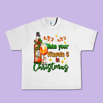 Take Your Vitamin C In Christmas Urban Heavy Tee Designed By Adodesignshop