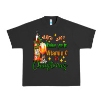 Pigment Black take your vitamin c in christmas Urban Heavy Tee - AdoDesignShop